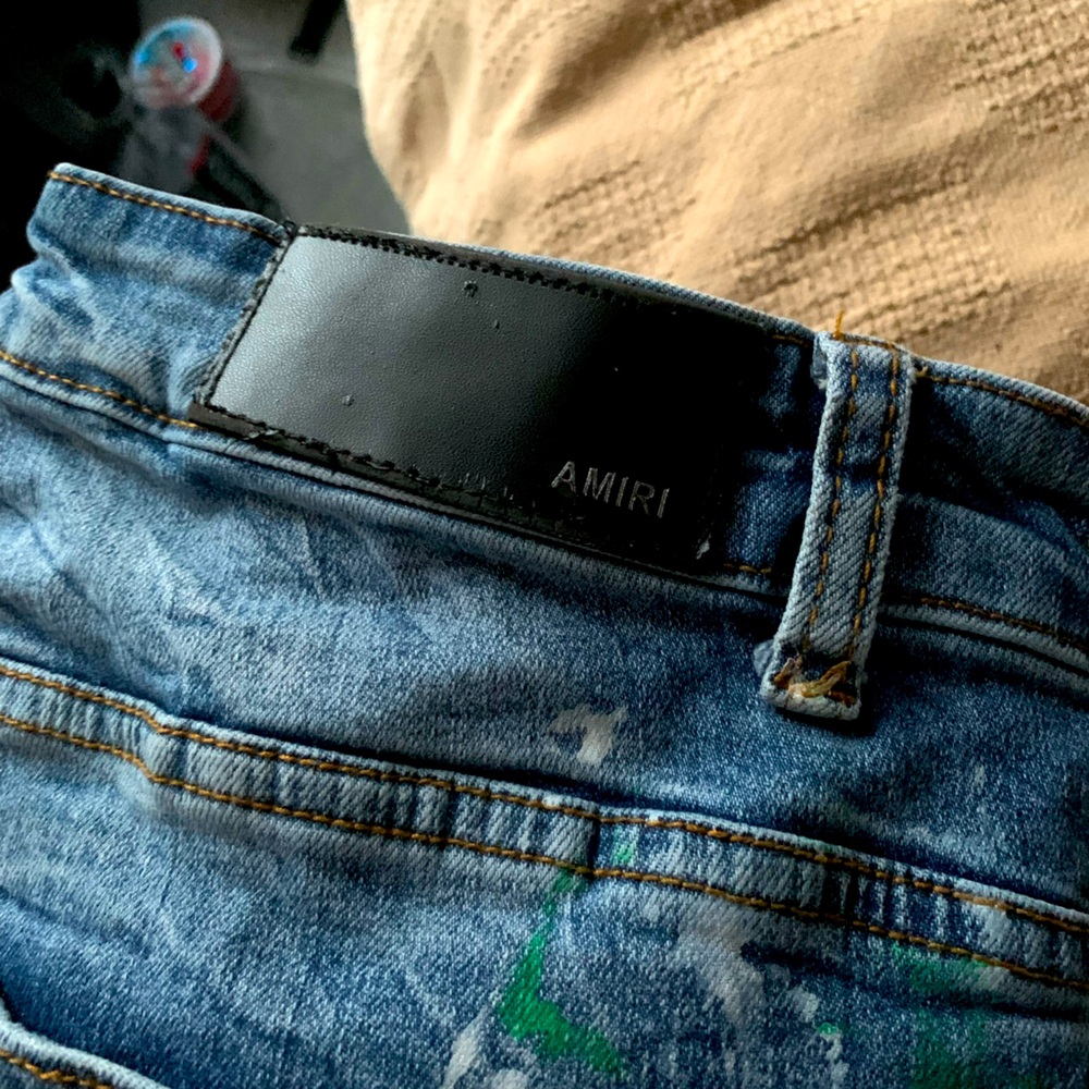 Mike Amiri Paint Splatter Jeans